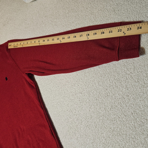 IZOD Advantage Performance Stretch Crewneck Sweatshirt Red Men’s Size L - Picture 8 of 9